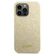 Guess zaščitni ovitek Glitter Gold Script, Iphone 14 Pro