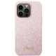 Guess zaščitni ovitek Glitter  Pink Script, Iphone 14 Pro Max