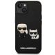 Karl Lagerfeld zaščitni ovitek Iconic Karl Choupette Ikonik 3D Black iPhone 14 Pro