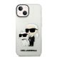 Karl Lagerfeld zaščitni ovitek Glitter Karl&Choupette, iPhone 14 Plus