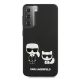 Karl Lagerfeld zaščitni ovitek Karl and Choupette Black, Samsung Galaxy S21 Plus