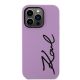 Karl Lagerfeld zaščitni ovitek Silicone Karl Purple, iPhone 14 Pro