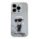 Karl Lagerfeld zaščitni ovitek Liquid Glitter Karl's Body, Iphone 15 Pro