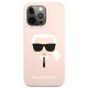 Karl Lagerfeld zaščitni ovitek Karl's Head Pink , Iphone 13 Pro