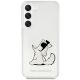 Zaščitni ovitek Karl Lagerfeld  Choupette Fun Transparent , Samsung Galaxy S23