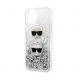Karl Lagerfeld zaščitni ovitek Karl & Chouppete Liquid Glitter, iPhone 11 Pro