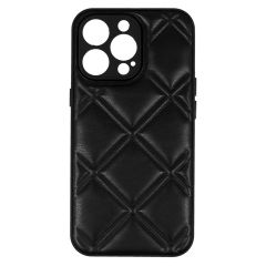 Ovitek Urbie Leather 3D Black, Iphone 13 Pro