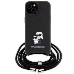 Karl Lagerfeld zaščitni ovitek Crossbody Saffiano Metal, Iphone 15