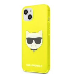 Zaščitni ovitek Karl Lagerfeld  Choupette Fluo Yellow , Iphone 13