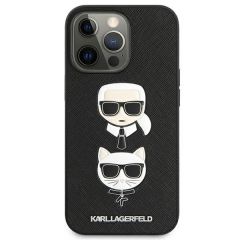 Karl Lagerfeld zaščitni ovitek Karl and Choupette Saffiano, Iphone 13 Pro