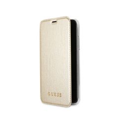 Guess zaščitna preklopna torbica Gold, Iphone X/XS