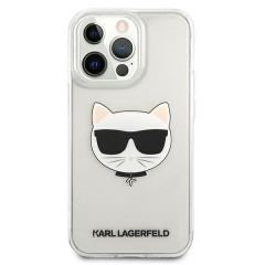 Karl Lagerfeld zaščitni ovitek Choupette Head Transparent, Iphone 13 Pro Max