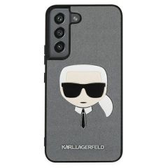 Karl Lagerfeld zaščitni ovitek Ikonik Saffiano Ikonik Karl`s Head Gray, Samsung Galaxy S22+