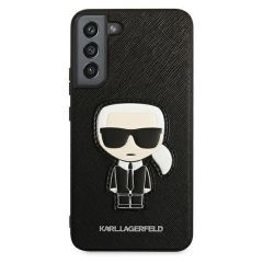 Karl Lagerfeld zaščitni ovitek Saffiano Ikonik Karl's Patch Black, Samsung Galaxy S22+