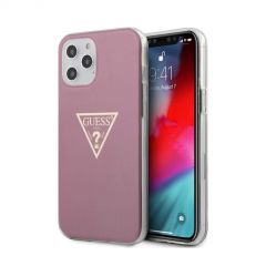 Guess zaščitni ovitek Metallic Pink , Iphone 12 Pro Max