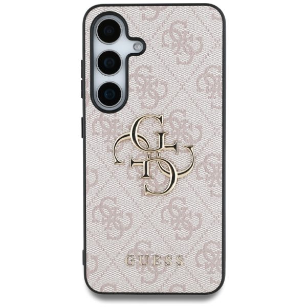 Guess zaščitni ovitek Big Metal Logo 4G Black, Samsung Galaxy S25