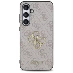 Guess zaščitni ovitek Big Metal Logo 4G Pink , Samsung Galaxy S24 FE