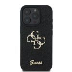 Guess zaščitni ovitek Glitter Logo  Black, Iphone 16 Pro Max