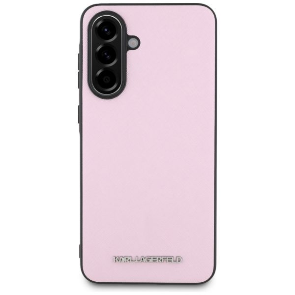 Karl Lagerfeld zaščitni ovitek Saffiano Metal Logo Pink , Samsung Galaxy A56 5G