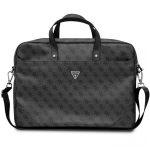 Guess torba za laptop s triangle logom, crna, do 16""