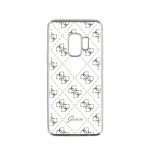 Guess zaštitna futrola prozirna srebrna 4G