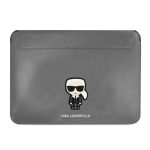 Karl Lagerfeld Saffiano Ikonik srebrna navlaka za laptop do 14""