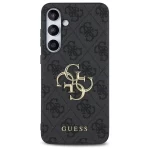 Guess zaščitni ovitek Big Metal Logo 4G Black, Samsung Galaxy S24 FE