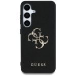 Guess zaščitni ovitek Grained Big 4G Logo Small Classic Black, Samsung Galaxy S25+